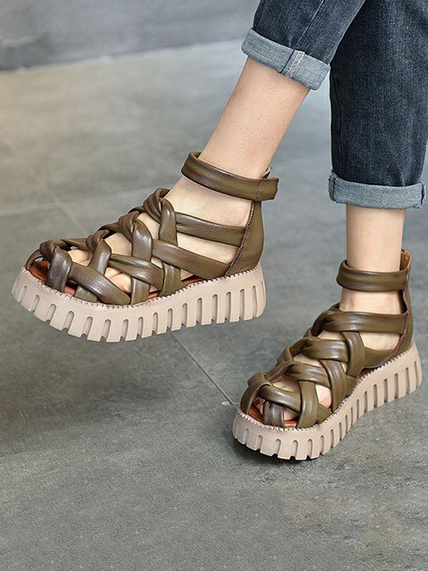 Womens Casual Hollow Gladiator Shoes Platform Sandals | Shoes Accessories&Shoes Shoes