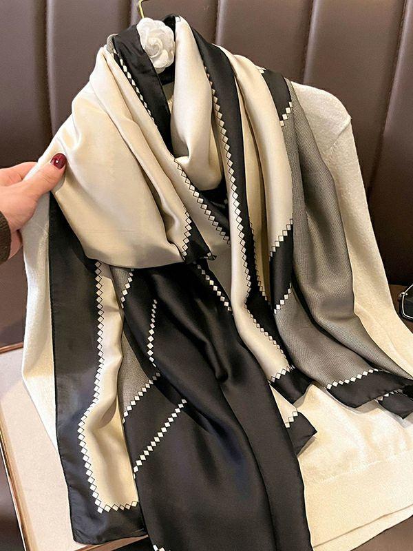 Womens Chic Printed Silk Imitation Warm Shawl&Scarf | Accessories Accessories Accessories