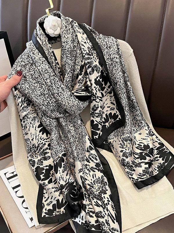 Womens Chic Printed Silk Imitation Warm Shawl&Scarf | Accessories Accessories Accessories