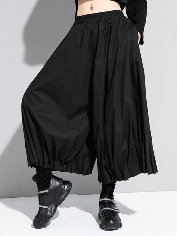 Womens Cool Loose Ruffled Wide Leg Pants | Bottoms Bottoms Bottoms