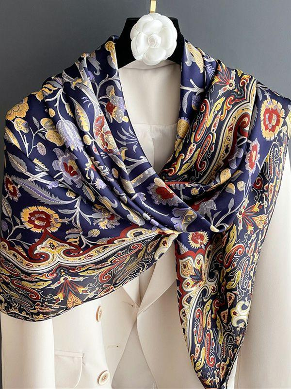 Womens Flower Print Sun Protection Shawl&Scarf | Accessories Accessories Accessories