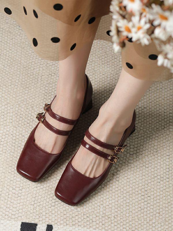 Womens Lace-Up Shallow Cut Square-Toe Pumps | Shoes Accessories&Shoes Shoes