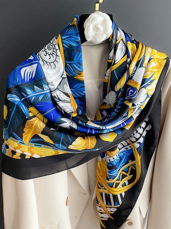 Womens Leaves Print Sun Protection Shawl&Scarf | Accessories Accessories Accessories