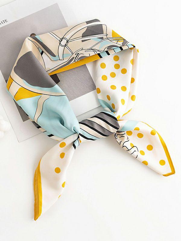 Womens Printed Striped Scarf | Accessories Accessories Accessories