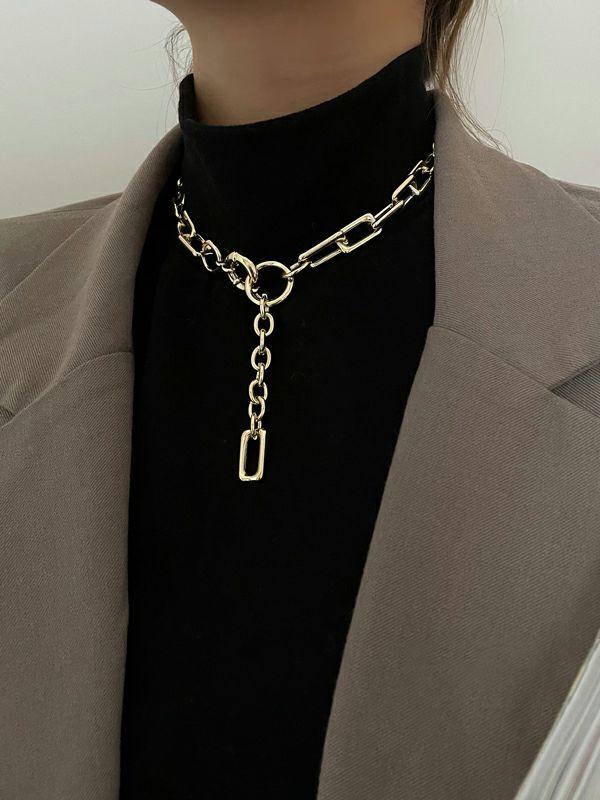 Womens Simple Normcore Chain Necklace | Jewelry Accessories&Shoes Jewelry